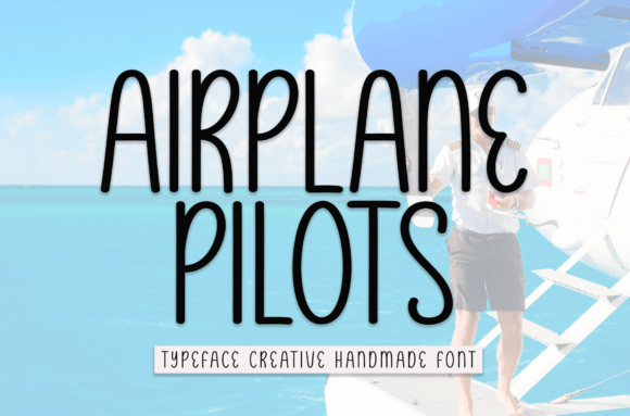 Airplane Pilots Font for Editorial Design