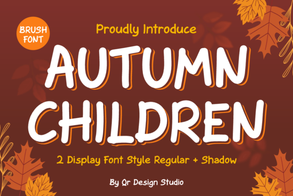 Autumn Children Font: Handwritten Charm for Makers