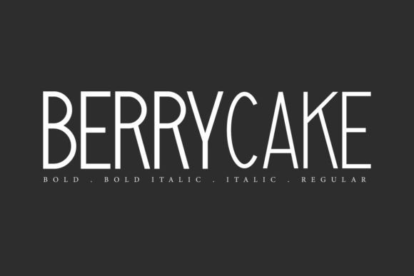 Berrycake Font: A Minimalist Sans Serif for Editorial Design