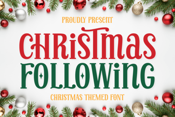 Christmas Following Font: A Designer’s Holiday Branding Test