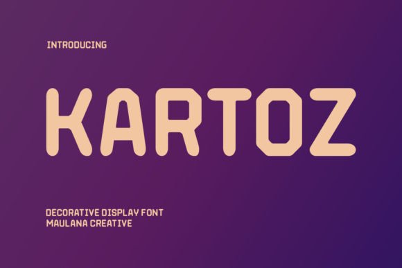 Kartoz Font: Bold Display Typography for Digital Campaigns