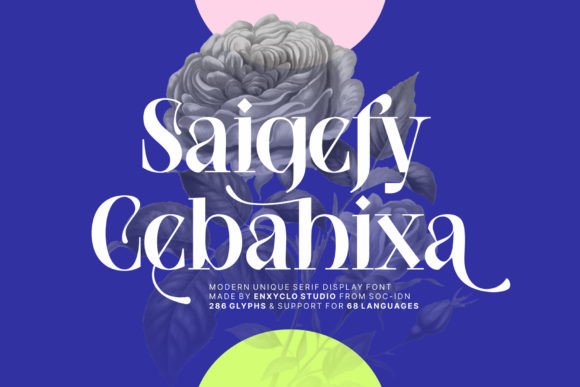 Ncl Saigefy Cebahixa: A Serif Font for Brand Identity