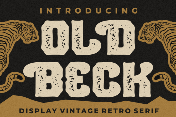 Old Beck Font: Vintage Serif Charm for Handmade Products