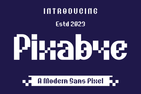 Pixabye Font: Bold Editorial Typography