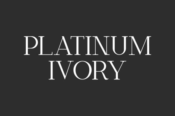 Platinum Ivory Font: A Web Designer’s Layout Test