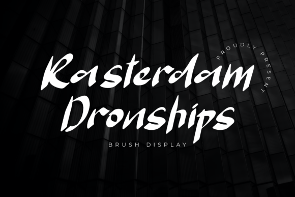 Rasterdam Dronships Font Review: A Brush Typeface for Organic Branding