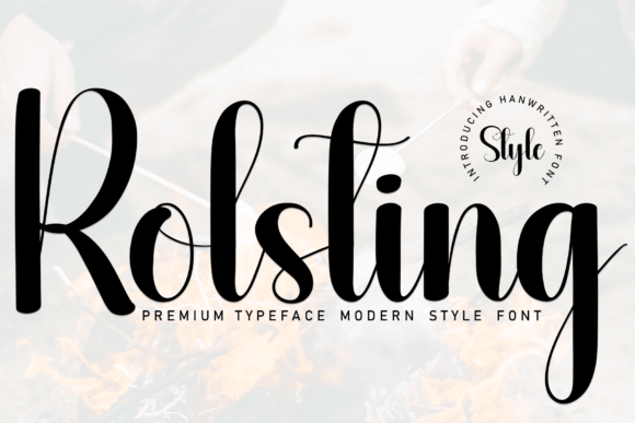Rolsting Font: Sweet Handwritten Type for Crafts