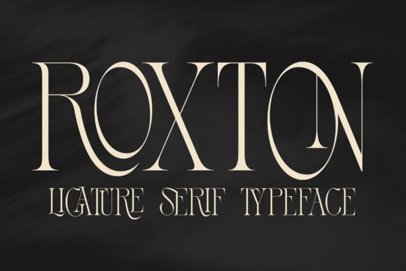 Roxton Font: An Elegant Serif for Handmade Products
