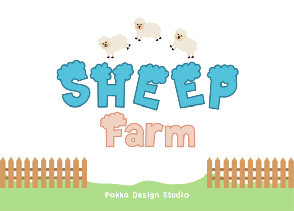 Sheep Farm Font: Cozy Display Typography for Crafters