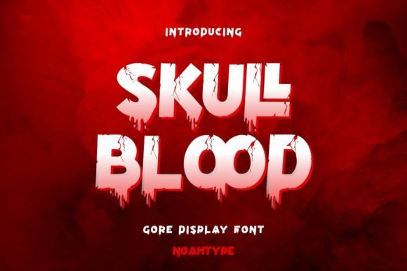 Skull Blood Font: Testing a Horror Display Typeface for Web Design