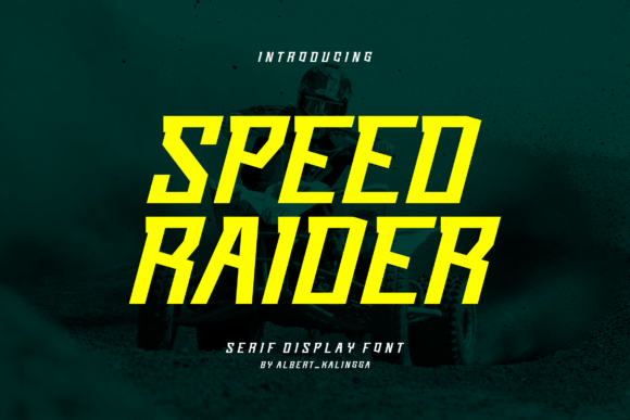 Speed Raider Font: Bold Digital Typography for Web Design