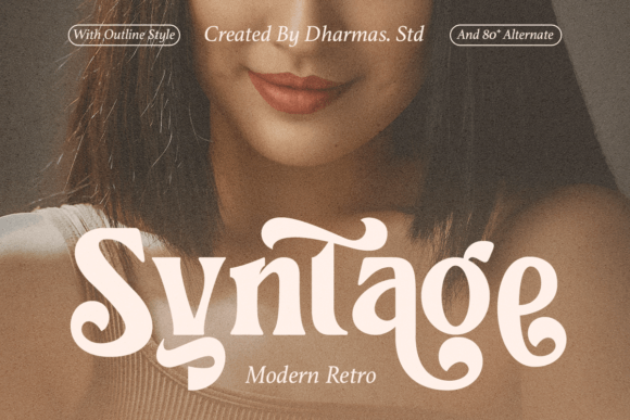 Syntage Font: A Nostalgic Serif for Handmade Products