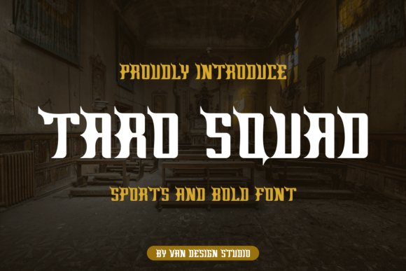 Taro Squad Font: Whimsical Blackletter for Makers
