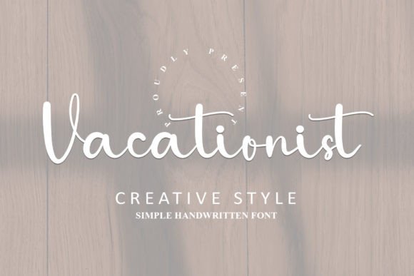 Vacationist Font: A Handwritten Typeface for Makers
