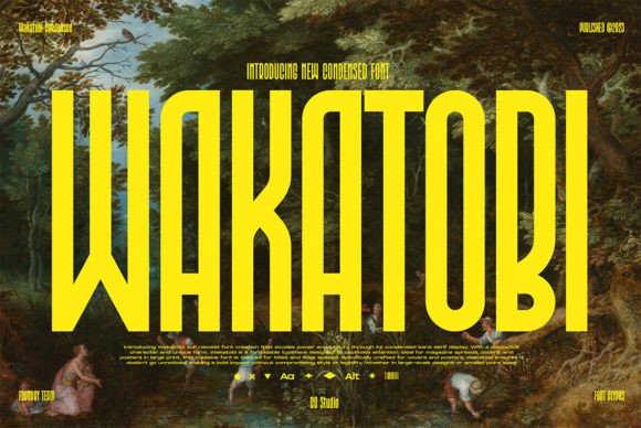 Wakatobi Font Review: A Condensed Sans Serif for Campaigns