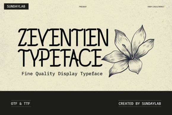 Zeventien Font: Adding Vintage Charm to Editorial Design