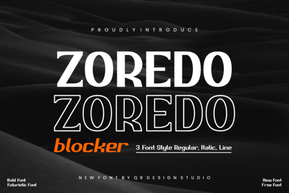 Zoredo Blocker Font for Modern Editorial Design